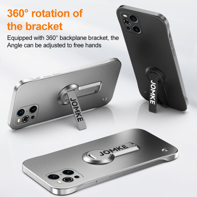For OPPO Find X3 Pro Baking Varnish 360 Rotate Holder No Frame PC Phone Case