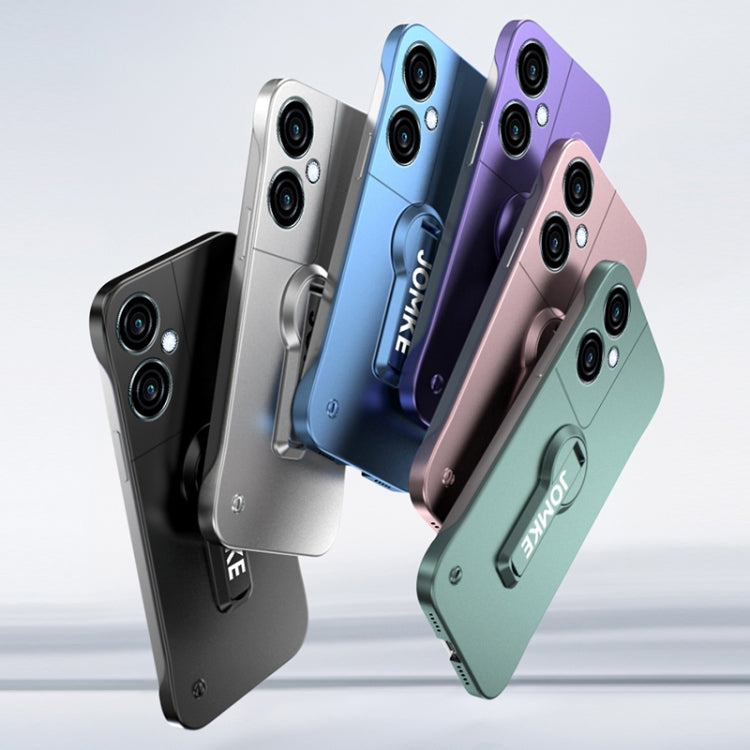 For OPPO K11 Baking Varnish 360 Rotate Holder No Frame PC Phone Case