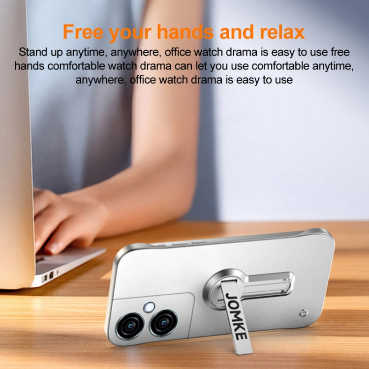 For OPPO K11 Baking Varnish 360 Rotate Holder No Frame PC Phone Case