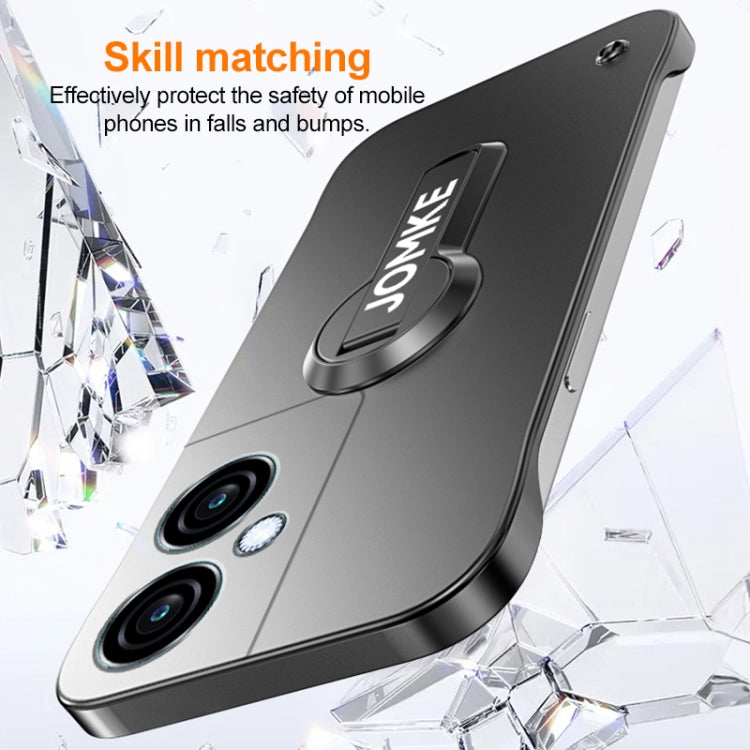 For OPPO K11 Baking Varnish 360 Rotate Holder No Frame PC Phone Case