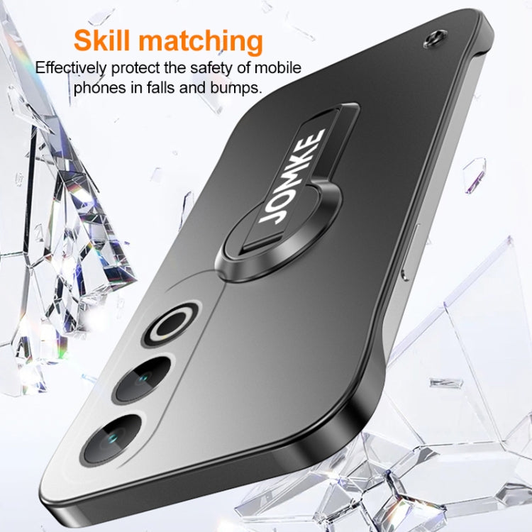 For OPPO K12 Baking Varnish 360 Rotate Holder No Frame PC Phone Case