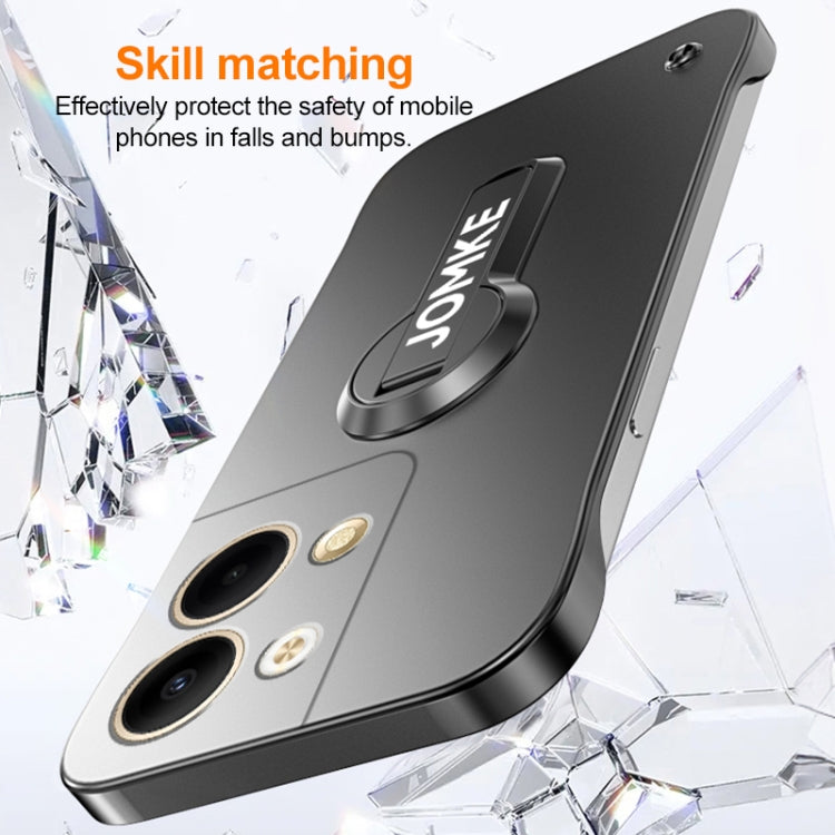 For OPPO Reno9 Pro Baking Varnish 360 Rotate Holder No Frame PC Phone Case