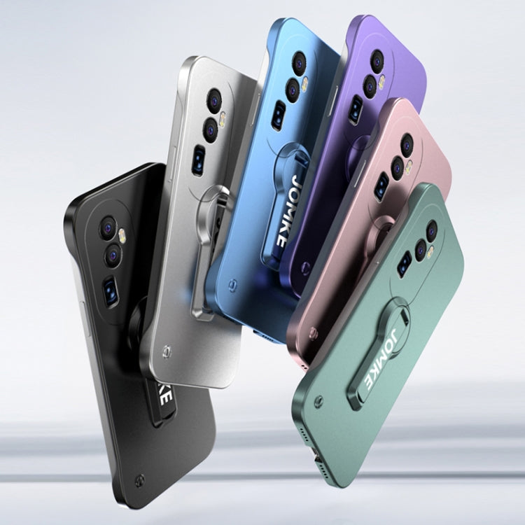 For OPPO Reno10 Pro+ Baking Varnish 360 Rotate Holder No Frame PC Phone Case