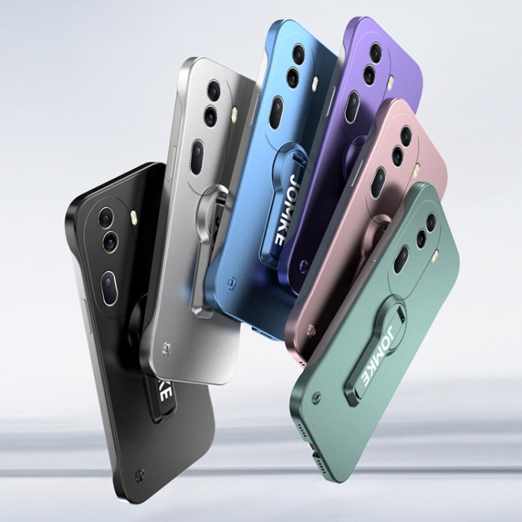 For OPPO Reno11 Baking Varnish 360 Rotate Holder No Frame PC Phone Case