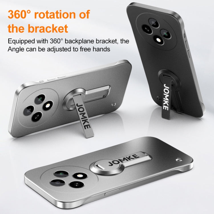 For OPPO A3 Pro Baking Varnish 360 Rotate Holder No Frame PC Phone Case