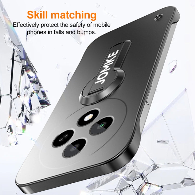 For OPPO A3 Pro Baking Varnish 360 Rotate Holder No Frame PC Phone Case