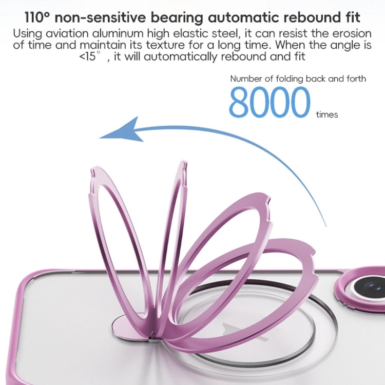 For iPhone 16 Pro Max ZGA Magsafe Holder PC Hybrid TPU Phone Case