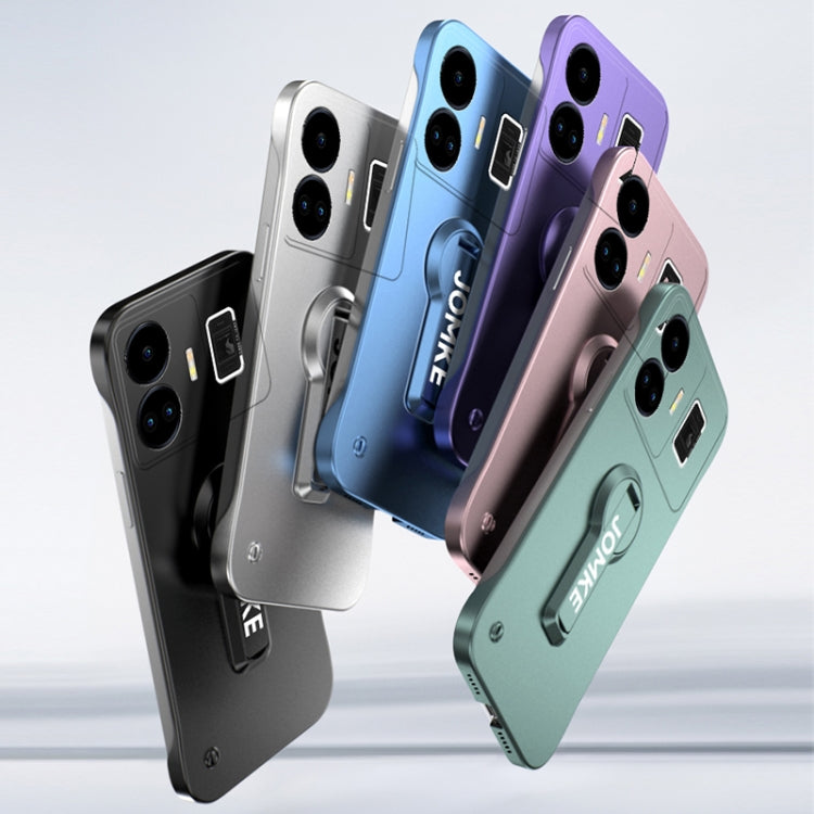 For Realme GT Neo5 Baking Varnish 360 Rotate Holder No Frame PC Phone Case