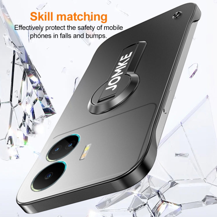 For Realme GT Neo5 SE Baking Varnish 360 Rotate Holder No Frame PC Phone Case