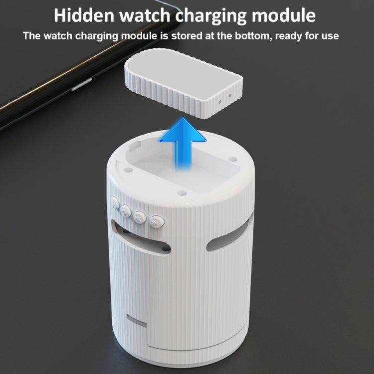 H61 15W 4 in 1 Multifunctional Foldable Wireless Charger Bluetooth Speaker