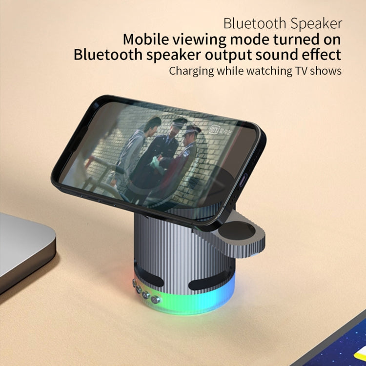 H61 15W 4 in 1 Multifunctional Foldable Wireless Charger Bluetooth Speaker