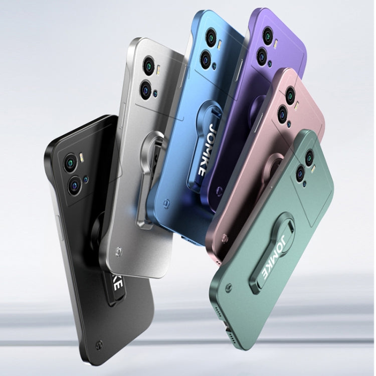 For vivo iQOO 9 Pro Baking Varnish 360 Rotate Holder No Frame PC Phone Case