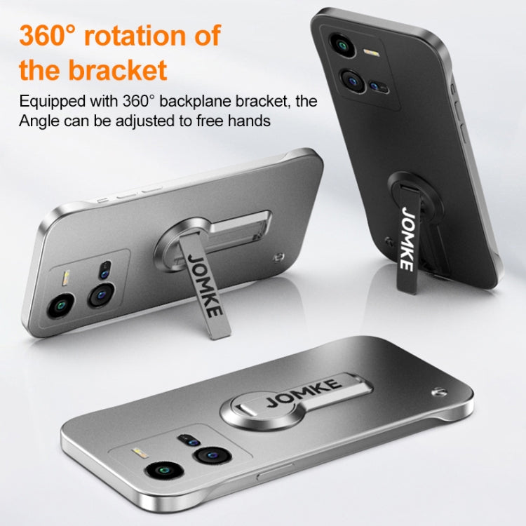 For vivo iQOO 10 Pro Baking Varnish 360 Rotate Holder No Frame PC Phone Case