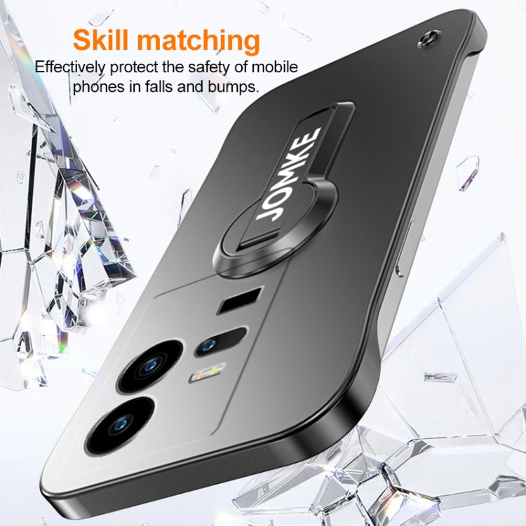 For vivo iQOO 11 Pro Baking Varnish 360 Rotate Holder No Frame PC Phone Case