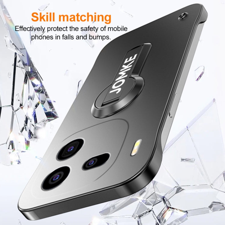 For vivo iQOO 12 Baking Varnish 360 Rotate Holder No Frame PC Phone Case