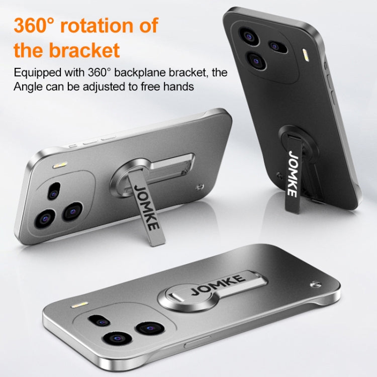 For vivo iQOO 12 Baking Varnish 360 Rotate Holder No Frame PC Phone Case