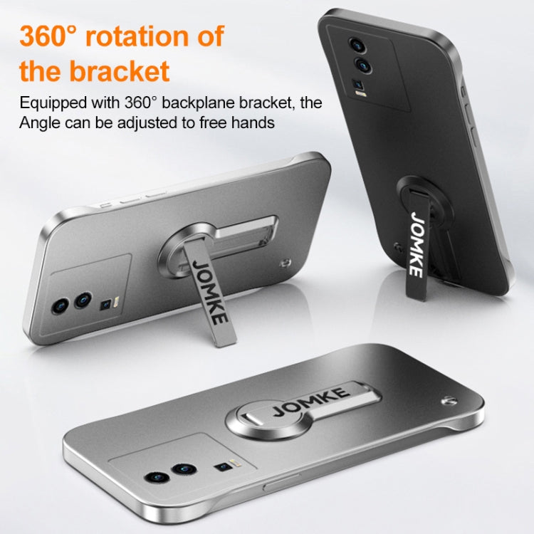 For vivo iQOO Neo7 Baking Varnish 360 Rotate Holder No Frame PC Phone Case