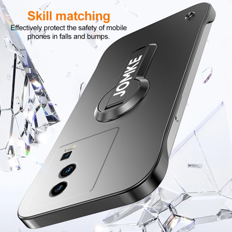 For vivo iQOO Neo7 Baking Varnish 360 Rotate Holder No Frame PC Phone Case