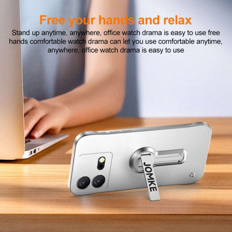 For vivo iQOO Neo8 Baking Varnish 360 Rotate Holder No Frame PC Phone Case