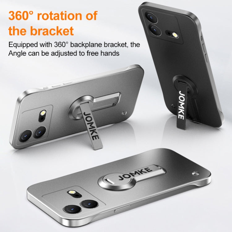 For vivo iQOO Neo8 Baking Varnish 360 Rotate Holder No Frame PC Phone Case