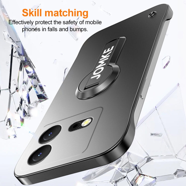For vivo iQOO Neo8 Baking Varnish 360 Rotate Holder No Frame PC Phone Case
