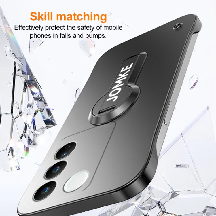 For vivo S16 Baking Varnish 360 Rotate Holder No Frame PC Phone Case