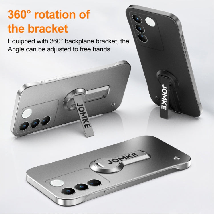 For vivo S16 Pro Baking Varnish 360 Rotate Holder No Frame PC Phone Case