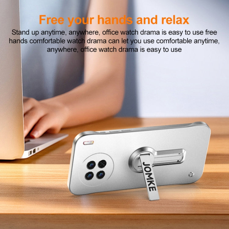 For vivo X90 Baking Varnish 360 Rotate Holder No Frame PC Phone Case