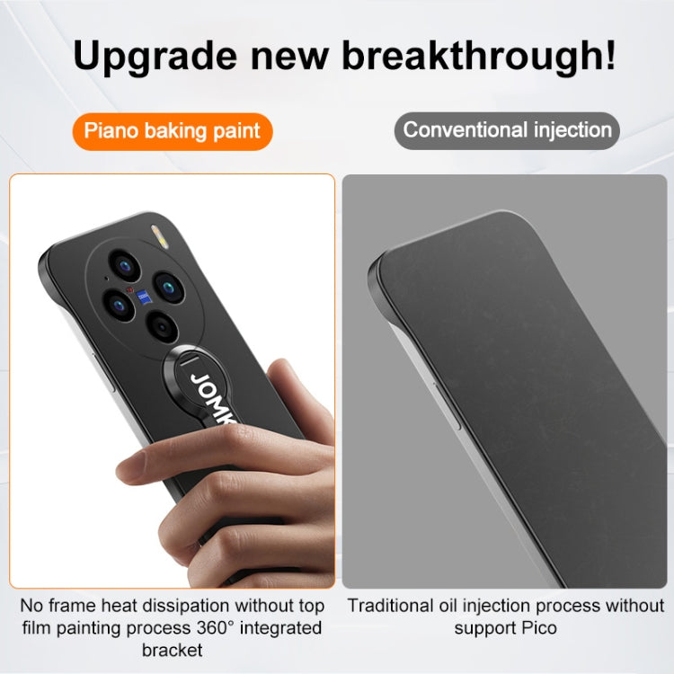 For vivo X100 Pro Baking Varnish 360 Rotate Holder No Frame PC Phone Case
