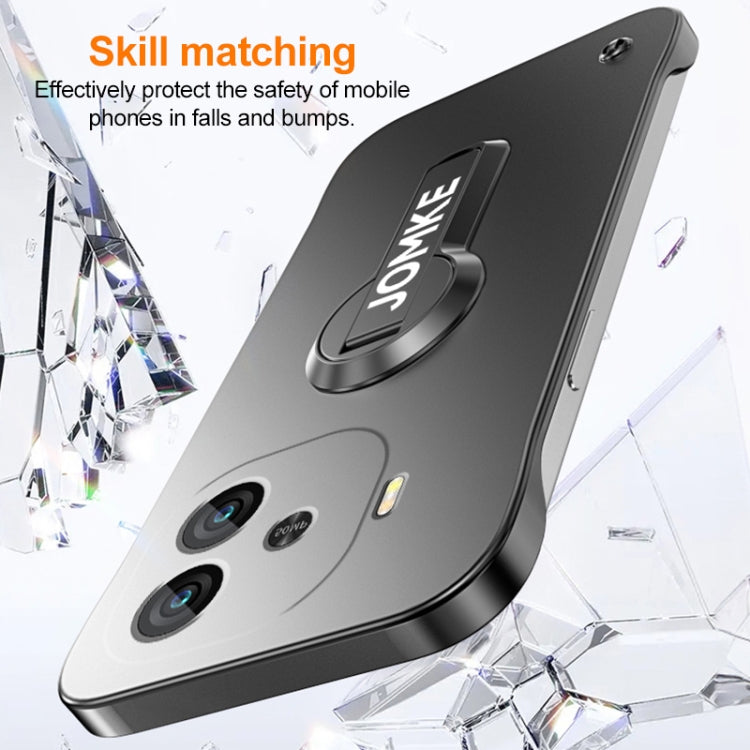 For vivo Y200 GT Baking Varnish 360 Rotate Holder No Frame PC Phone Case