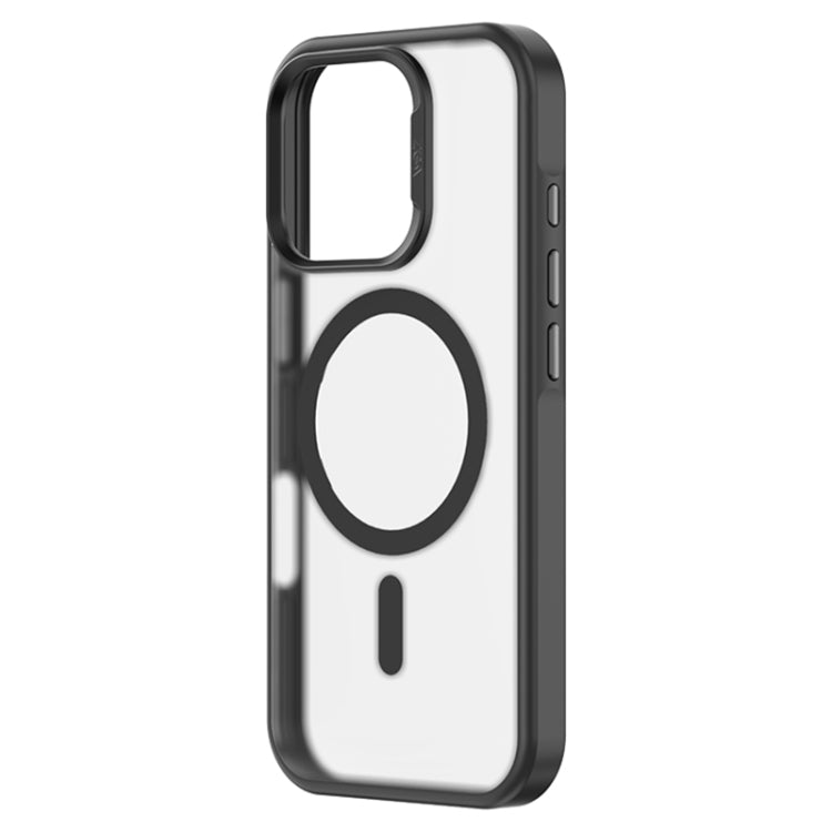For iPhone 16 Pro ZGA Magsafe Frosted PC Hybrid TPU Phone Case