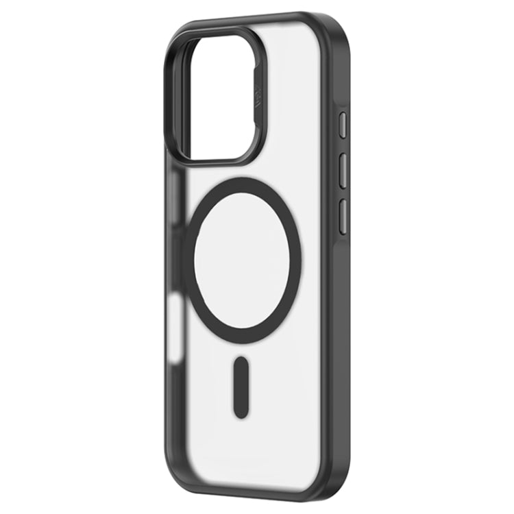 For iPhone 16 Plus ZGA Magsafe Frosted PC Hybrid TPU Phone Case
