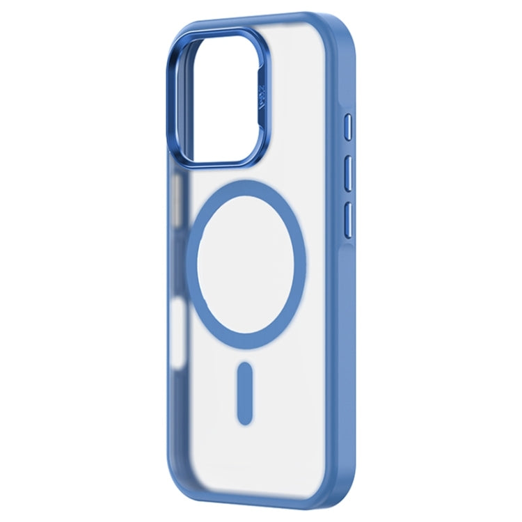 For iPhone 16 Plus ZGA Magsafe Frosted PC Hybrid TPU Phone Case