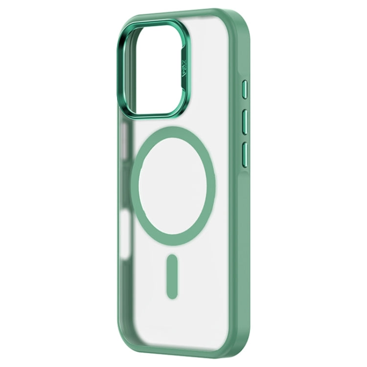 For iPhone 16 Plus ZGA Magsafe Frosted PC Hybrid TPU Phone Case