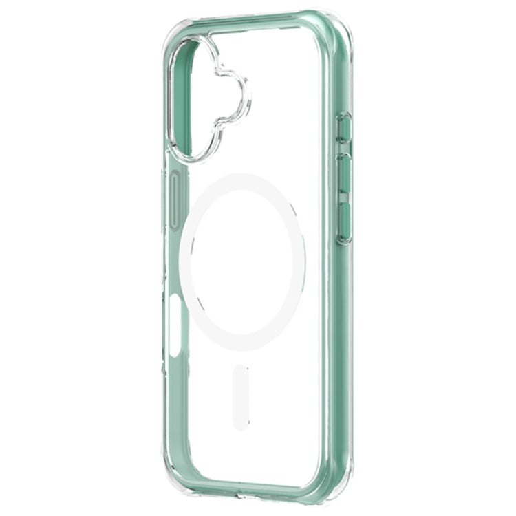 For iPhone 16 Plus ZGA Colorful Airbag Magsafe PC Hybrid TPU Phone Case
