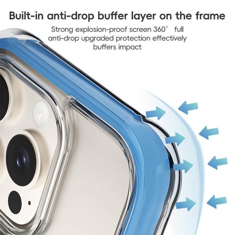 For iPhone 16 Pro Max ZGA Colorful Airbag Magsafe PC Hybrid TPU Phone Case