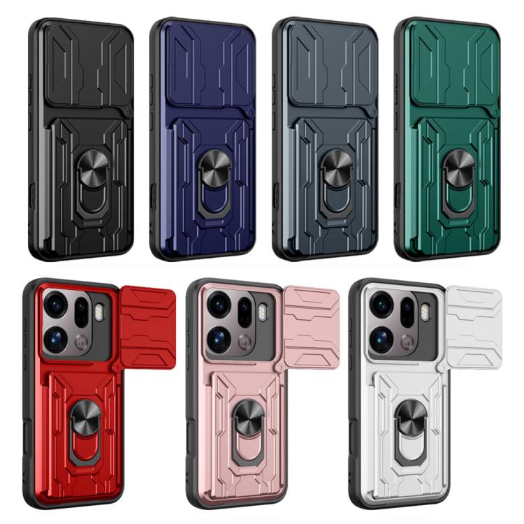 For OPPO Find X9 Pro Sliding Camshield TPU+PC Phone Case with Card Slot