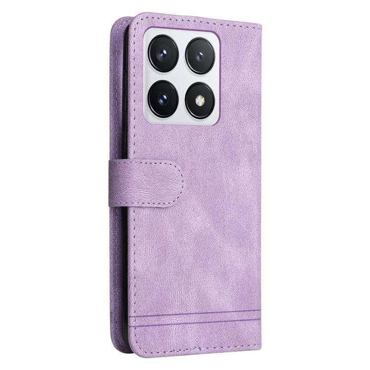 For Xiaomi 14T Pro Skin Feel Life Tree Metal Button Leather Phone Case
