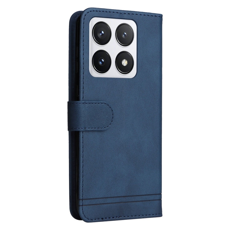 For Xiaomi 14T Pro Skin Feel Life Tree Metal Button Leather Phone Case