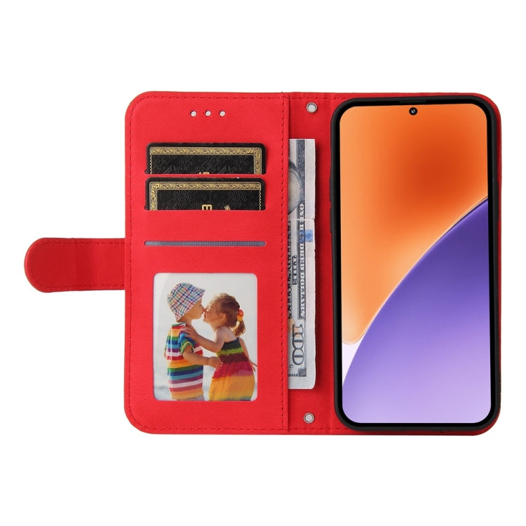 For Xiaomi 15 Skin Feel Life Tree Metal Button Leather Phone Case