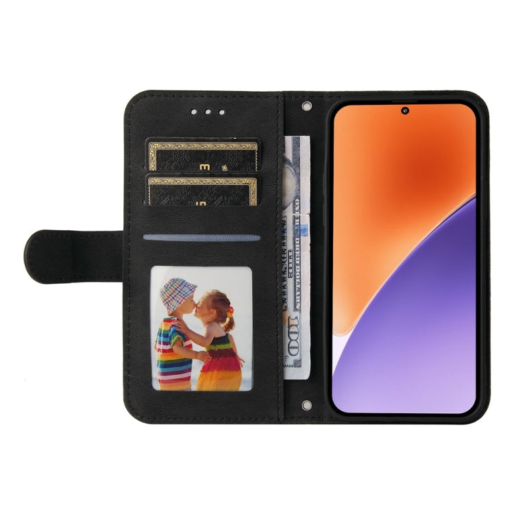 For Xiaomi 15 Skin Feel Life Tree Metal Button Leather Phone Case