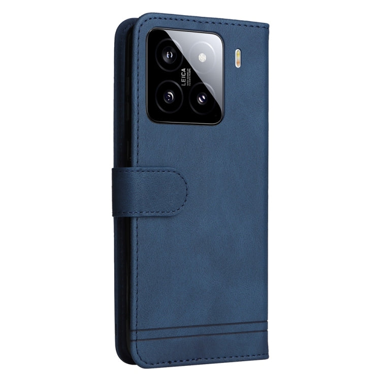 For Xiaomi 15 Skin Feel Life Tree Metal Button Leather Phone Case