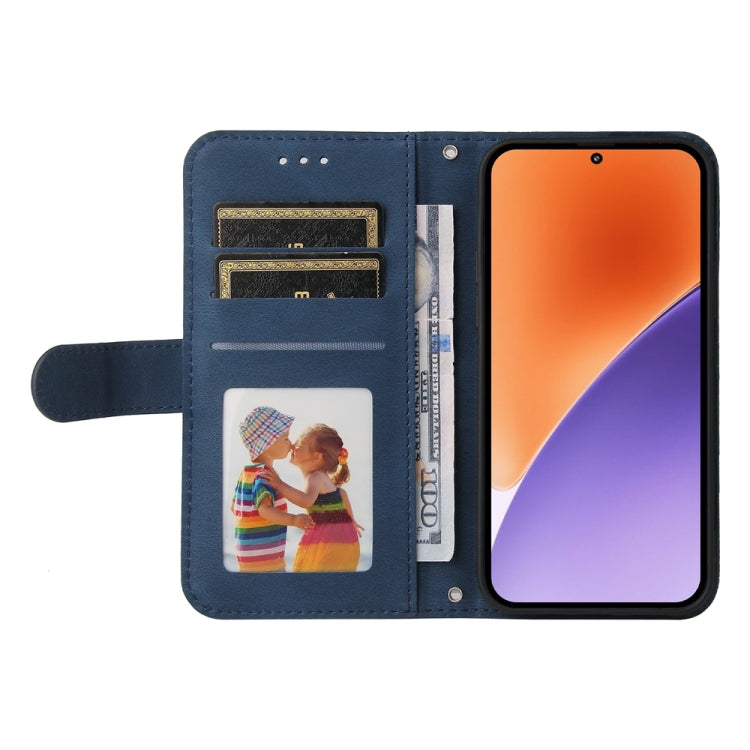 For Xiaomi 15 Skin Feel Life Tree Metal Button Leather Phone Case
