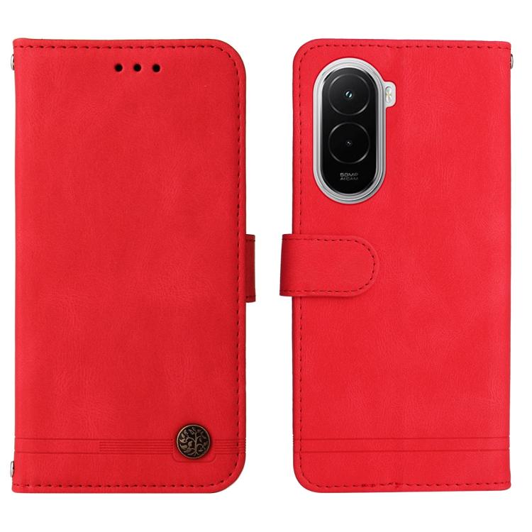 For Xiaomi Poco M7 4G 171mm Skin Feel Life Tree Metal Button Leather Phone Case