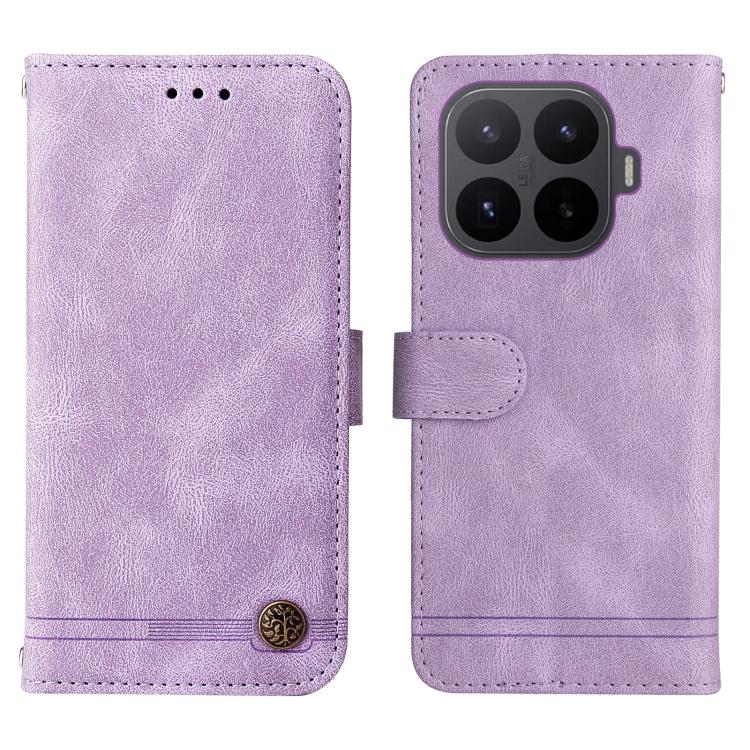 For Xiaomi 17T 5G Skin Feel Life Tree Metal Button Leather Phone Case