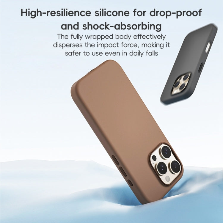 For iPhone 16 Pro Max ZGA Colorful Liquid Silicone Magsafe Phone Case