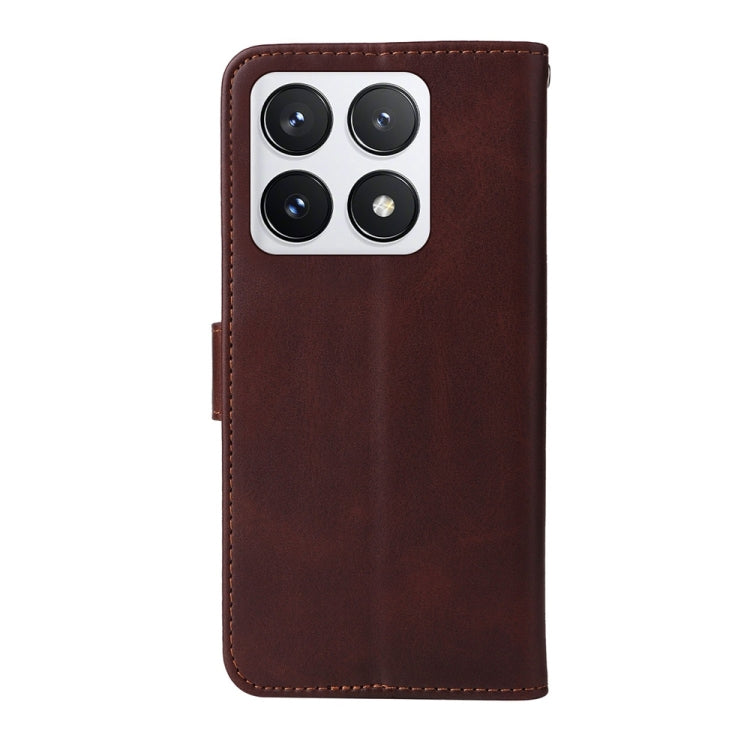 For Xiaomi 14T Pro Classic Calf Texture Flip Leather Phone Case