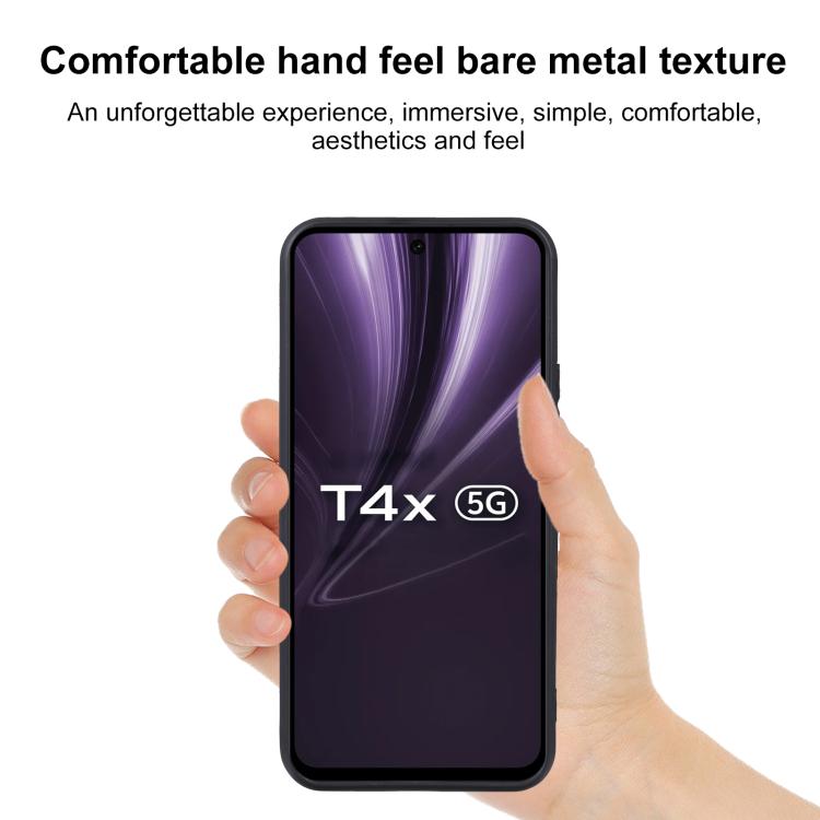 For vivo T4x 10pcs TPU Phone Case - Black