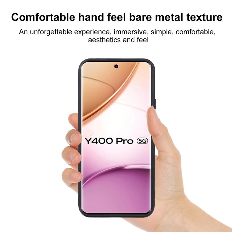 For vivo Y400 Pro 5G 10pcs TPU Phone Case - Black