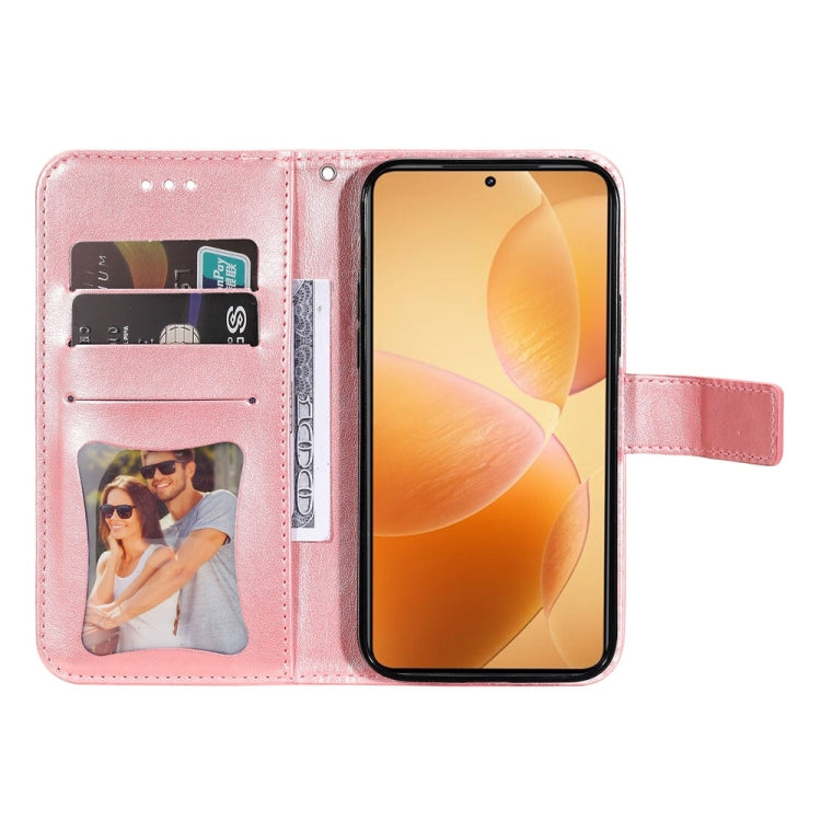 For Xiaomi 14T Pro Seven-petal Flowers Embossing Leather Phone Case